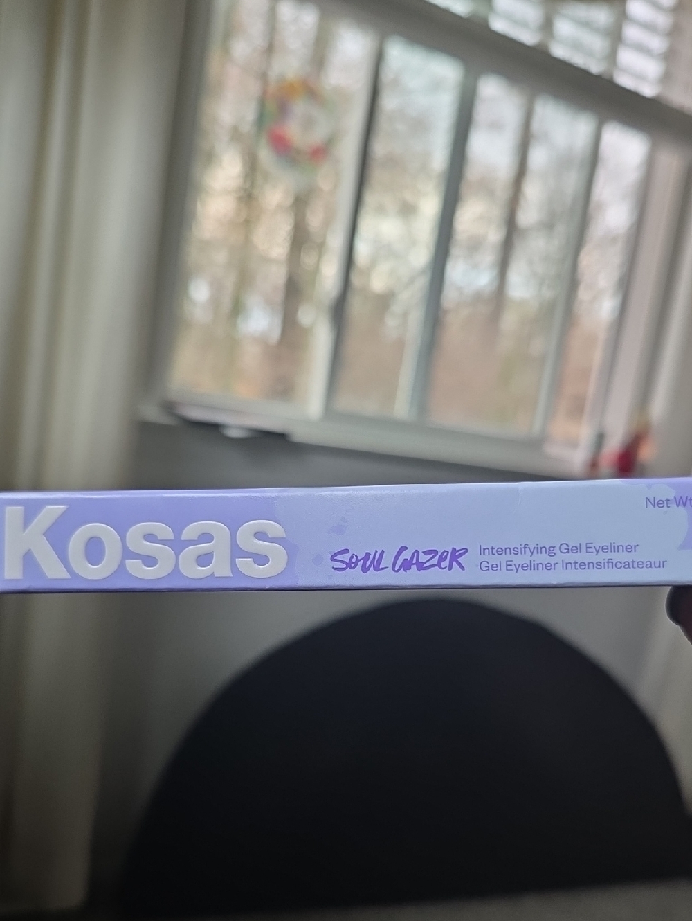 Kosas Soul Gazer Gel Eyeliner — Lavender Box with Purple Script